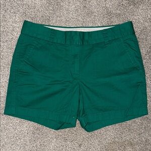 J. Crew Women’s Green Broken In Chino Shorts. Size 2
